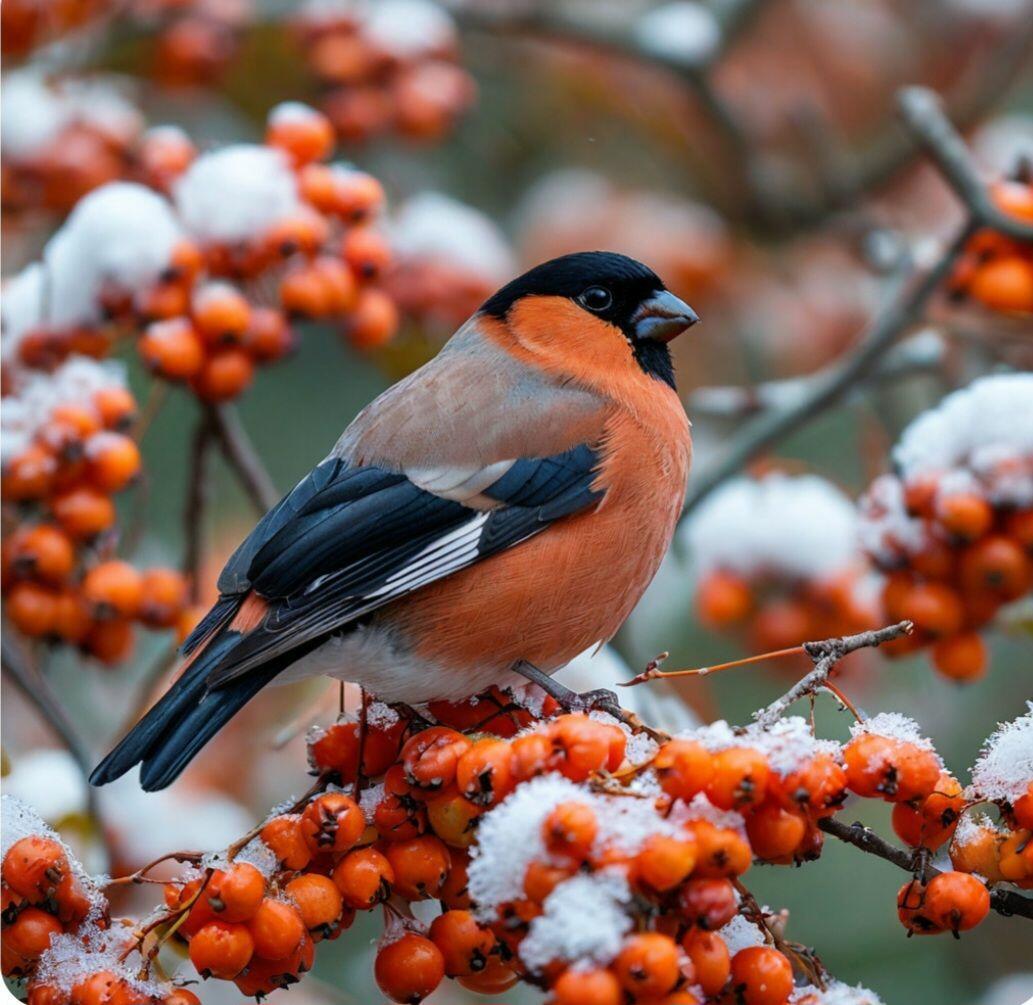 ПОКОРМИТЕ СНЕГИРЯ