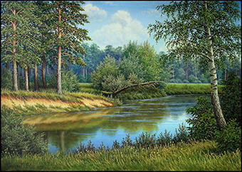 Вот и в небе солнце приоткрыло