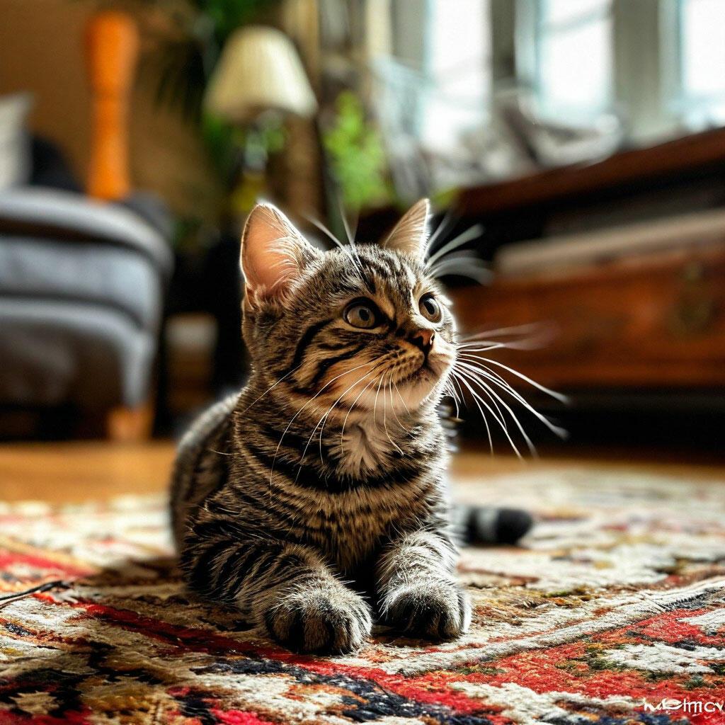 Непослушный котёнок