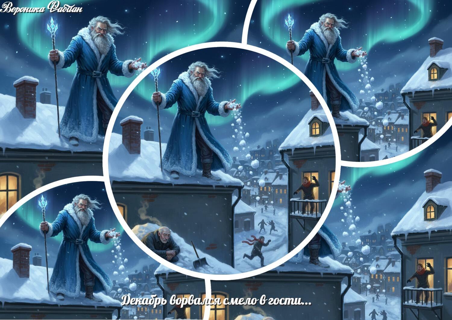 Декабрь ворвался смело в гости...