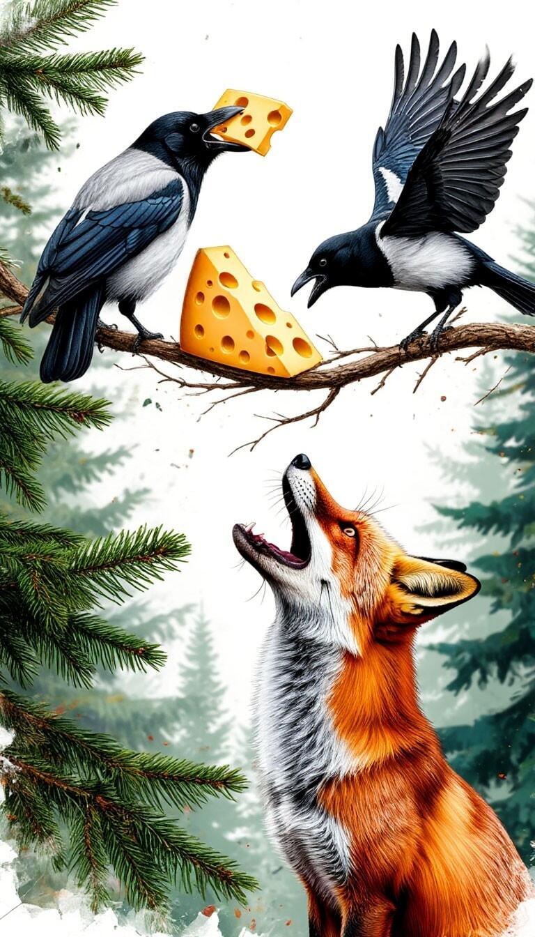 Сырные разборки- лесная история