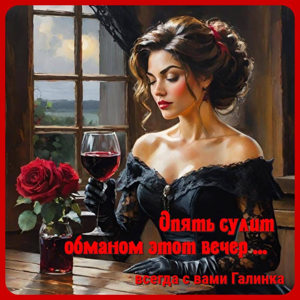 Опять сулит обманом это вечер, Галинка Багрецова