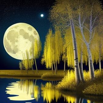 Бор уснул у тихой речки...