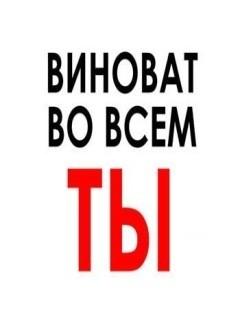 Виновато больший. Ты виноват. Ты во всем виноват. Ты виноват картинка. Сам виноват картинки.