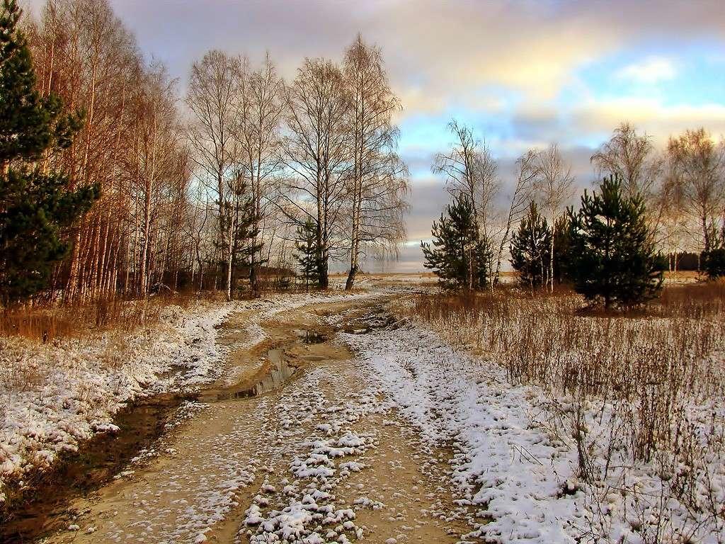 Просится зима упрямо в гости