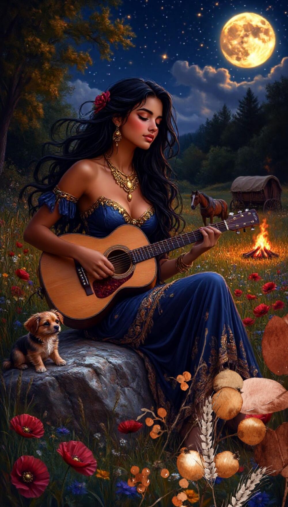 Печаль цыганки - любовная лирика