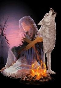 В тебе сошлись и Женщина, и Волк...