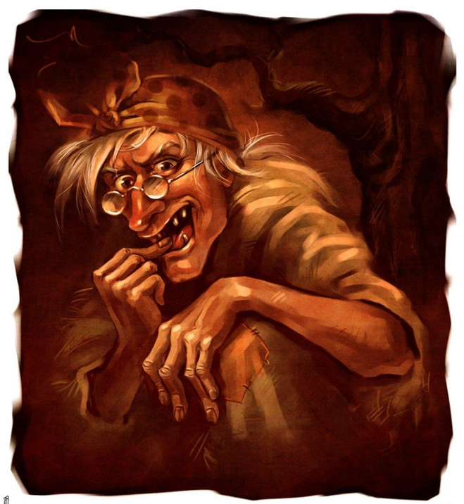 Баба яга грустит