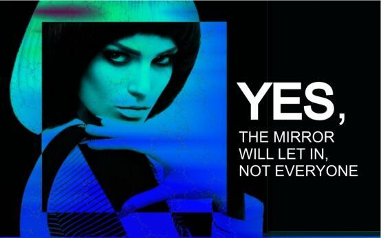 Да, зазеркалье впустит ...