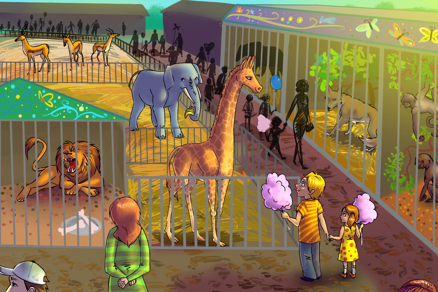 Игры любимые животные. Дети в зоопарке. Зоопарк мультяшный. Зоопарк иллюстрация. Что такое зоопарк для детей дошкольного возраста.