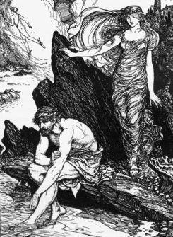Одиссей у Калипсо (терцины)