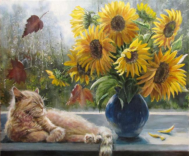 Осенним днём после дождя...