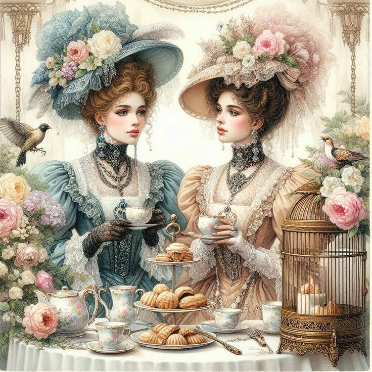 ЧАЙ  С  ЗАВИСТЛИВОЙ  ПОДРУГОЙ