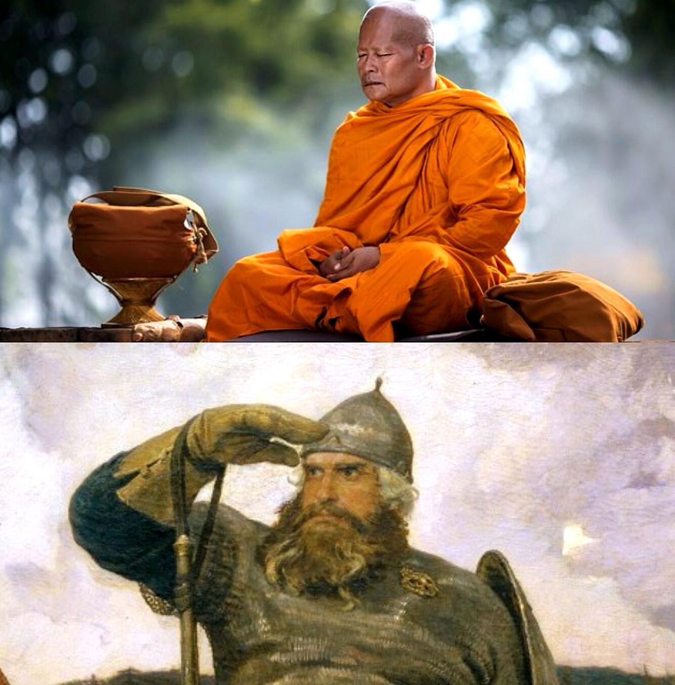 Богатырь и монах