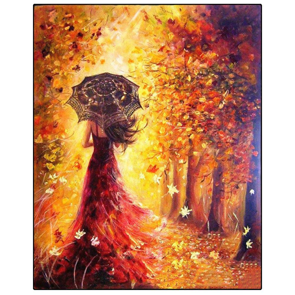 Женщина - осень