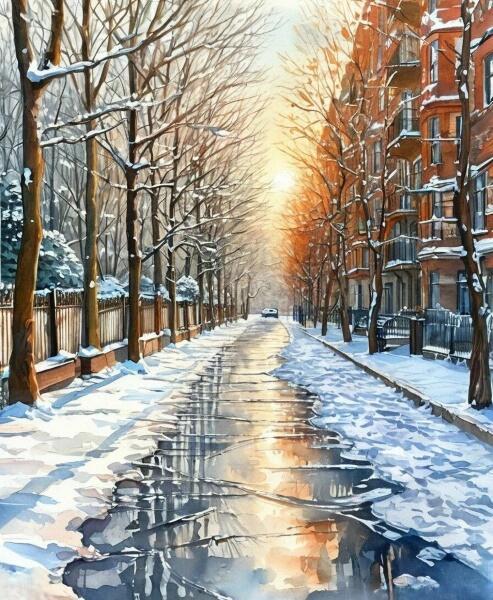 Сизый февраль