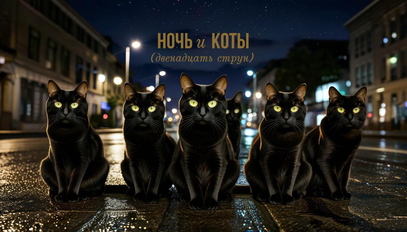 Ночь и коты