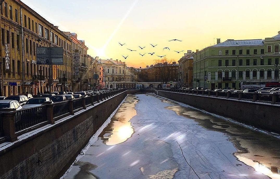 Санкт петербург весной фото