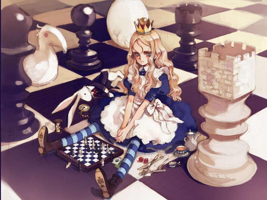 правила игры в шахматы для Алисы.