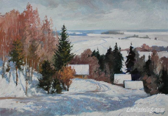 Николай Рубцов Поэзия (Снега, снега)   читает В Кулаев