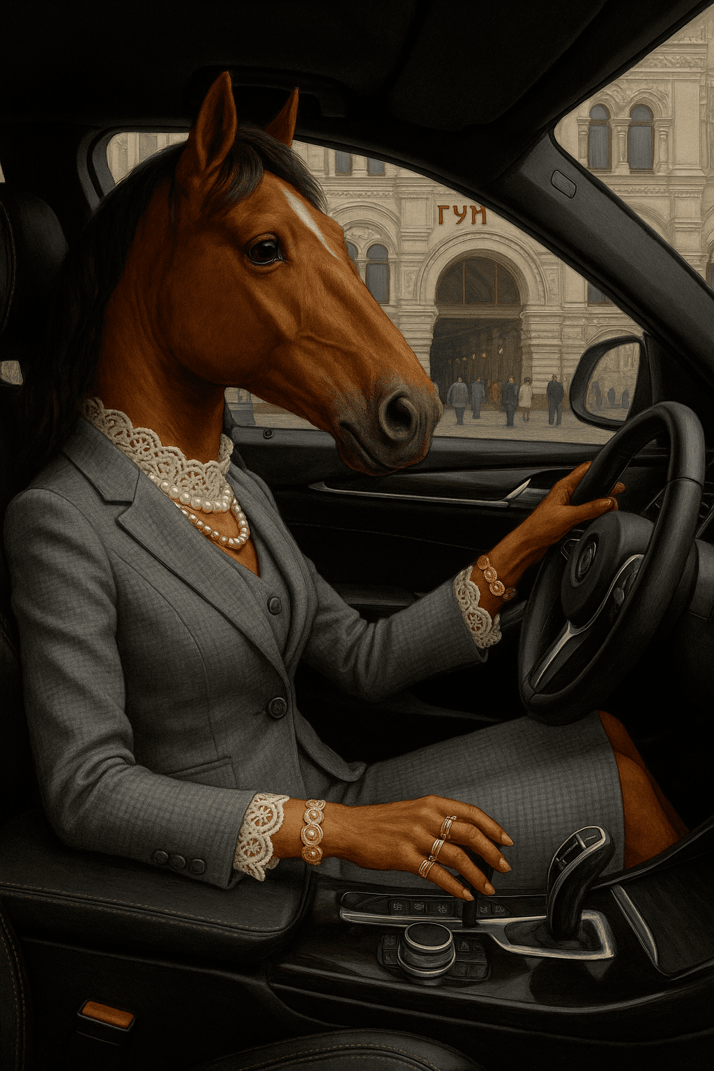 Лошадь в костюме 