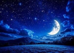 Ночь раскинула бархат синий... /коротыш/