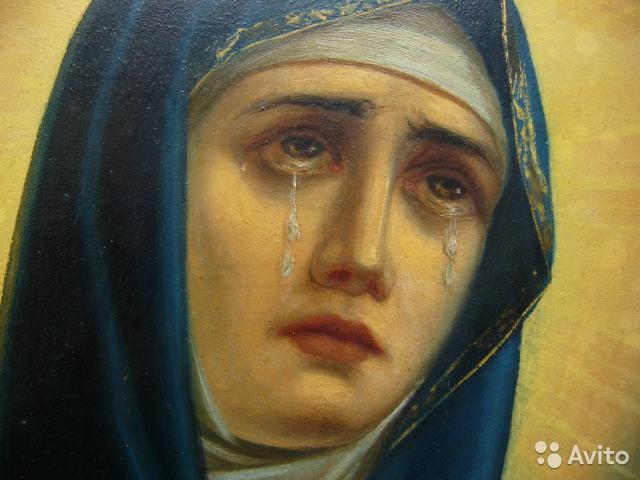 И снова плачет милосердный лик...