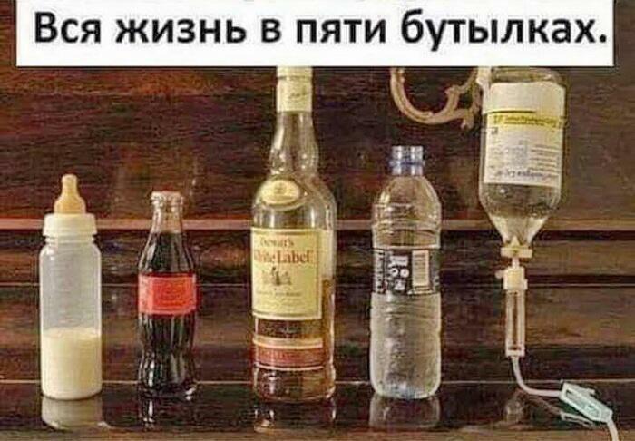 Жизнь журчит в пяти бутылках! 