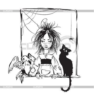 Чёрный кот, ворона белая