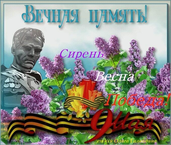 Сирень, весна, победа!