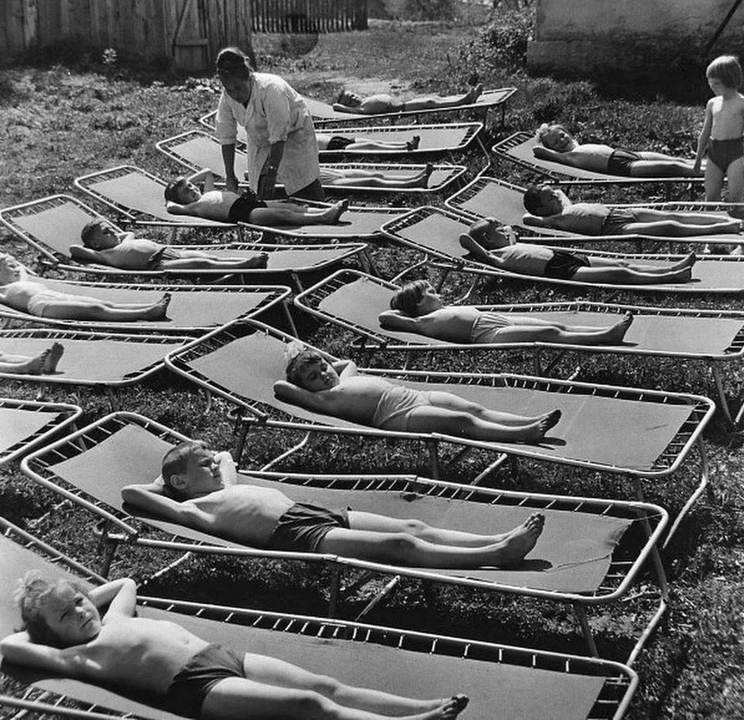 Артек лагерь 1930 солнечные ванны
