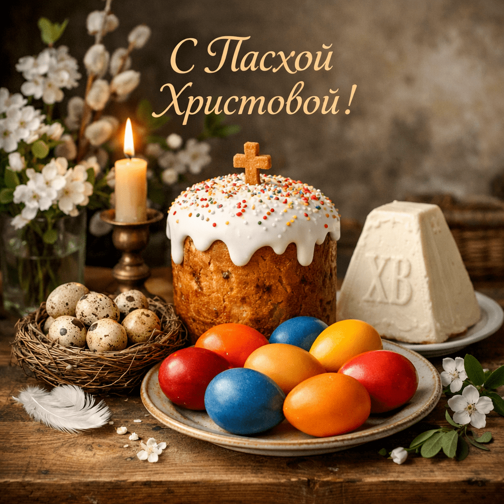 С праздником Светлой Пасхи!