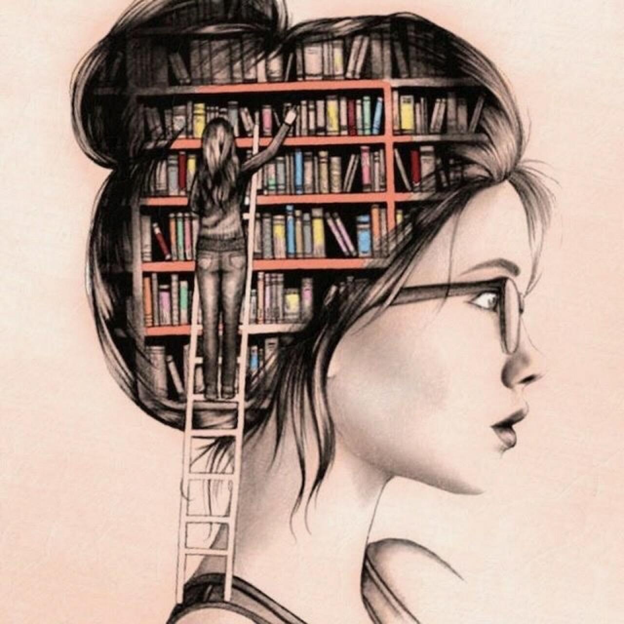 Мысленно рисуя. Девушка с книгой на голове. Книжные зарисовки. Девушка с книгой рисунок. Необычные рисунки.